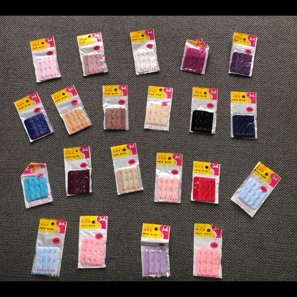 Multi-Color Bra Extenders